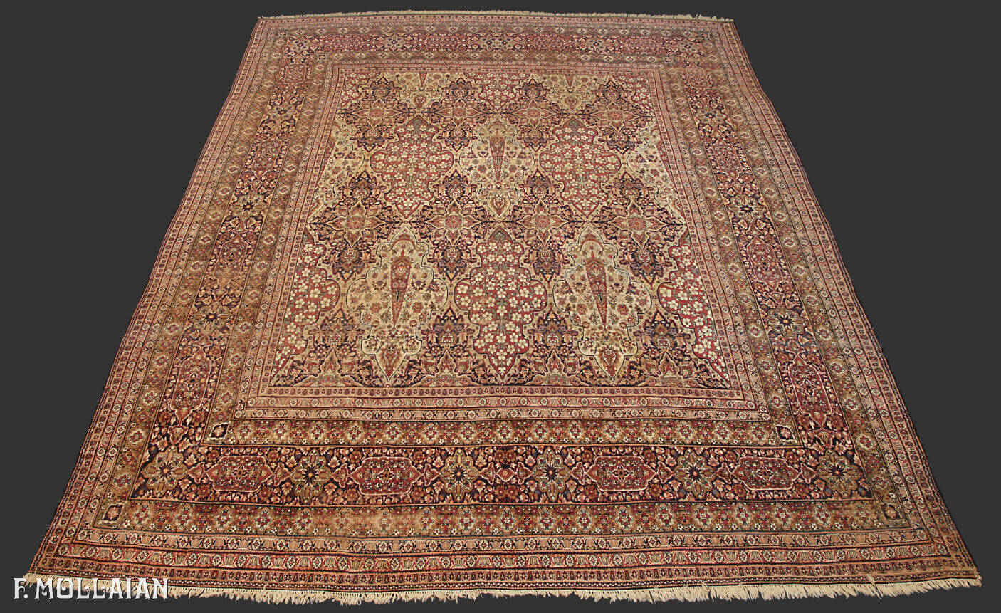 Antique Persian Kerman Ravar Carpet n°:18624922